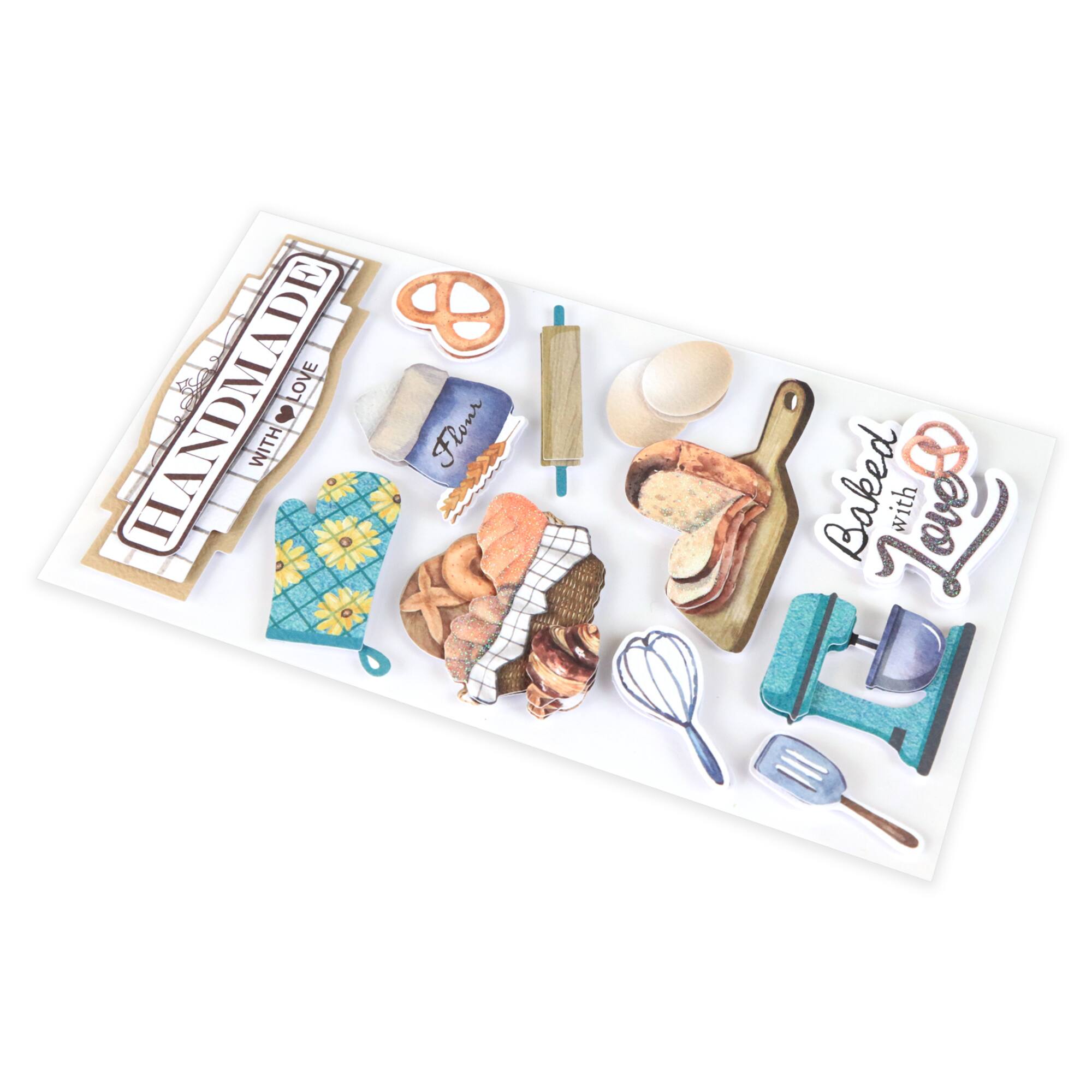 Baked with Love Dimensional Stickers by Recollections™